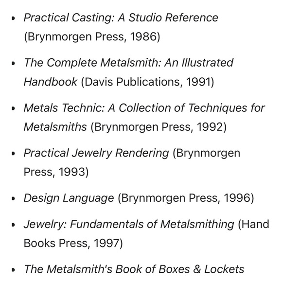 The Complete Metalsmith by Tim McCreight book - Picture 8 of 8